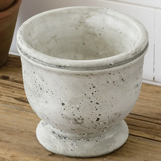 Speckled Cement Urn