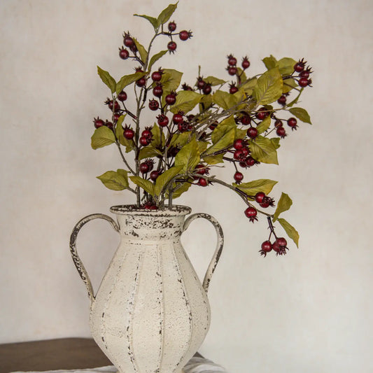 Burgendy Rose Hips Spray | Set of 3 Stems