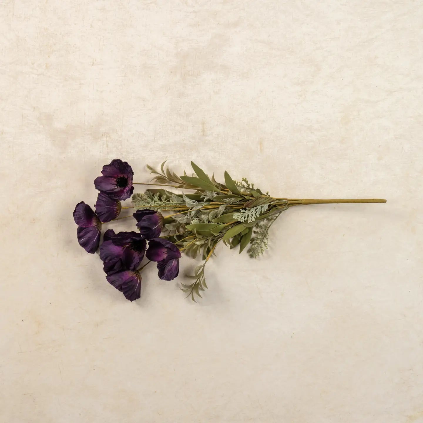Deep Plum Purple Poppy | Set of 3