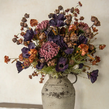 Deep Plum Purple Poppy | Set of 3
